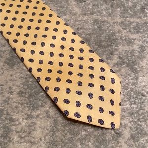 Robert Talbott Yellow Paisley Tie - 1pc